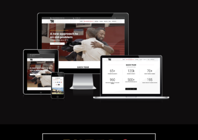 Website UX Design is on display here for a website built for a local toledo business.